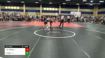 Match - Eric Cortez, Elk Grove Wrestling Academy vs Caird Root, Poway Elite