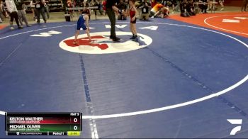 56 lbs Cons. Round 2 - Kelton Walther, Green River Grapplers vs Michael Oliver, Green River Grapplers