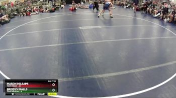 117 lbs Round 4 (6 Team) - Mason Milsaps, Team Texas vs Breidyn Ralls, Team Arizona