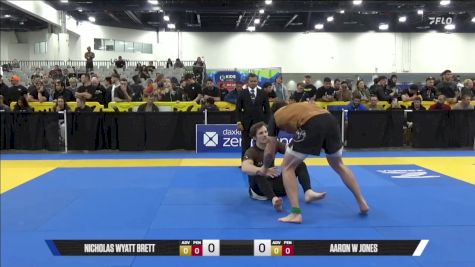 AARON W JONES vs NICHOLAS WYATT BRETT 2025 World IBJJF Jiu-Jitsu No-Gi Championship