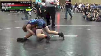 140 lbs Finals (2 Team) - Lewis Daye, Iowa Gold vs Danson Drake, Iowa Black