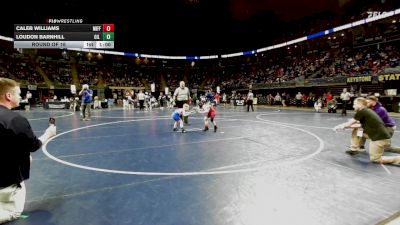 75 lbs Round Of 16 - Caleb Williams, Mifflin County vs Loudon Barnhill, Oil City