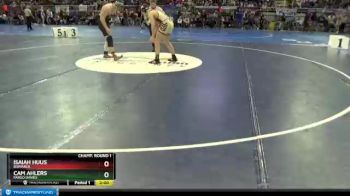 220 lbs Champ. Round 1 - Isaiah Huus, Bismarck vs Cam Ahlers, Fargo Davies
