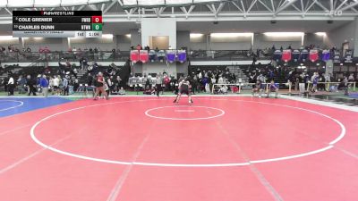 190 lbs Quarterfinal - Cole Grenier, Fairfield Warde vs Charles Dunn, Newtown