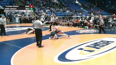 135 lbs Semifinal - Claudia Heeney, Lockport (Twp.) vs Avery Crouch, Dwight