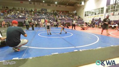 47 lbs Rr Rnd 2 - Bradley Francis, Team Tulsa Wrestling Club vs Lynnlee Johnston, Mannford Pirate Youth Wrestling