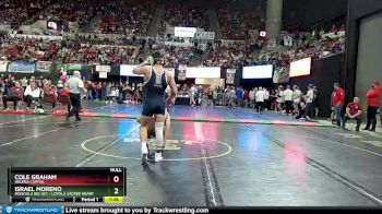 AA - 160 lbs Semifinal - Israel Moreno, Missoula Big Sky / Loyola Sacred Heart vs Cole Graham, Helena Capital