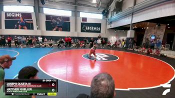 72 lbs Quarterfinal - Joseph Olszta Iii, Fitness Fight Factory Wrestling Club vs Hatcher Mueller, Scots Wrestling Club