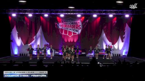 Champion Cheer - Firestorm [2025 L4 Junior - Flex Day 1] 2025 NCA Holiday Classic