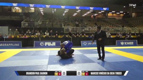 Brandon Paul Gagnon vs Marcos Vinícius Da Silva Tinoco 2025 Pan Jiu Jitsu IBJJF Championship
