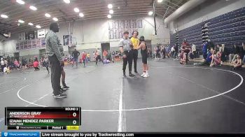 95/100/8u103 Round 2 - Izaiah Mendez Parker, Team Tiger vs Anderson Gray, Jet Wrestling Club
