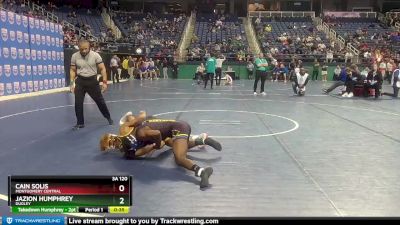 3A 120 lbs Cons. Round 3 - Cain Solis, Montgomery Central vs Jazion Humphrey, Dudley