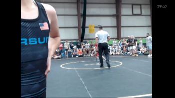 58 lbs Round 2 (6 Team) - Harper Wimmers, Ohio Blue vs Ella Robbins, Big Money Movin