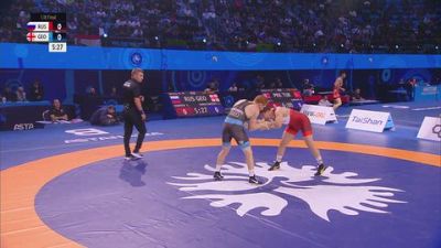 79 kg 1/8 Final - Ismail Khaniev, Russia vs Luka Chkhitunidze, Georgia