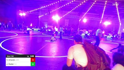 61 lbs Consi Of 8 #1 - Victor Urquijo, Juggernaut WC vs Jacob Rader, F-5 Grappling