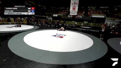 88 lbs Champ. Round 1 - Aaron Lopez, Red Wave Wrestling vs Noah Lira, Inland Elite Wrestling Club