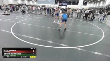 144 lbs Cons. Round 5 - Edwyn Schroeder, Aviators Wrestling vs Axel Esparza, California