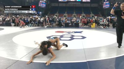 110 lbs Champ. Rd Of 64 - Sunny Aitzemkour, Illinois vs Katie Porcelli, New York