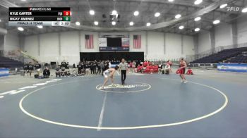 145 lbs Finals (4 Team) - Ricky Jimenez, John H Glenn HS vs Kyle Carter, Plainedge