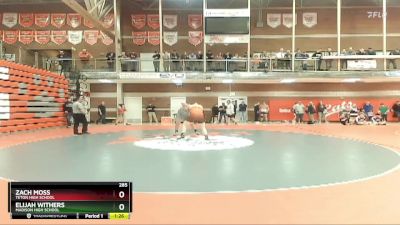 285 lbs Semifinal - Elijah Withers, Madison High School vs Zach Moss, Teton High School