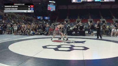 190 lbs Champ. Rd Of 64 - Karson Snyder, Pennsylvania vs Carter Sheard, Nebraska