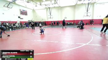 105 lbs Champ. Round 2 - Arayah Suchil, Citrus Valley vs Jenniyah Duarte, Sanger