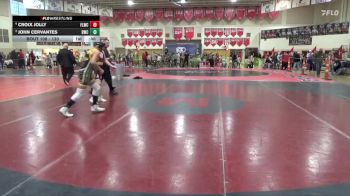 130 lbs Cons. Semi - Croix Jolly, Forest Lake Wrestling Club vs John Cervantes, Bison Wrestling Club