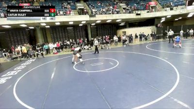130 lbs Cons. Round 6 - Anaya Campbell, Bolingbrook vs Caitlin Ruley, Unattached