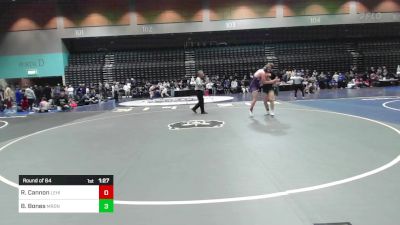 190 lbs Round Of 64 - Ryan Cannon, Lehi vs Bradley Bones, Meridian