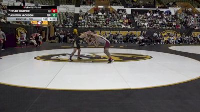 125 lbs Quarterfinal - Ashton Jackson, Purdue vs Tyler Harper, Little Rock