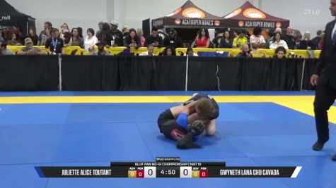 Gwyneth Lana Chu Cavada vs Juliette Alice Toutant 2026 Pan IBJJF Jiu-Jitsu No-Gi Championship