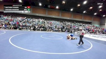 132 lbs Champ. Round 2 - Stetson Houston, Moapa Valley vs Matthew Powers, Bella Vista