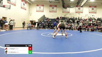 160 lbs Quarterfinal - Jack Hebert, Keene vs Brody Demers, Goffstown