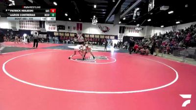 106 lbs Cons. Round 4 - Aaron Contreras, West Covina vs Patrick Krajeski, Santa Fe