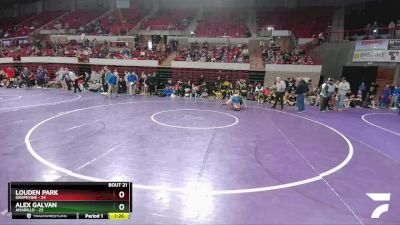 150 lbs 2nd Wrestleback And Semi-finals(16 Team) - Alex Galvan, Amarillo vs Louden Park, Grapevine