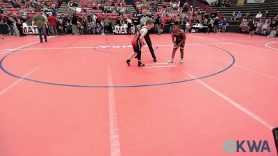 83 lbs Quarterfinal - Serigo Trevizo, Blackwell Wrestling Club vs William Masters, Morrison Takedown Club