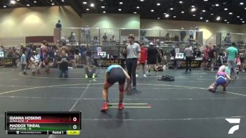 105 lbs Round 4 (6 Team) - Maddox Tindal, Team Gotcha vs Gianna Hoskins, Alpha Elite