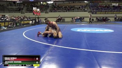 149 lbs Cons. Semi - Jackson Hoover, UIndy vs Dean Noble, Western Colo.