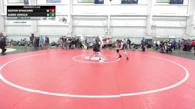 150 lbs 3rd Place - Easton Spaulding, WV vs James Oswald, MI