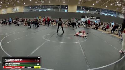 80 lbs Round 1 (6 Team) - Mason Pederson, Ohio Gold vs Gus Engelman, Mat Assassins Red