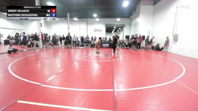 80 lbs Matthew Sicklesteel, Michigan Red vs Benex Velasco, North Carolina