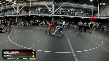 120 lbs Round 6 (8 Team) - Aidan McMurtry, U2 Uprising Blue vs Cam Hall, MD Maniacs