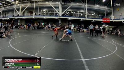 120 lbs Round 6 (8 Team) - Aidan McMurtry, U2 Uprising Blue vs Cam Hall, MD Maniacs