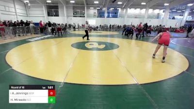 124 lbs Round Of 16 - Alexander Jennings, Bedford NH vs Hayden Mirasolo, Red Roots WC