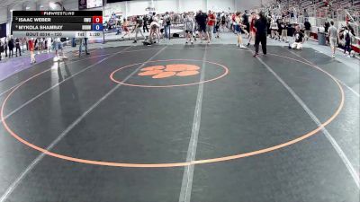 120 lbs Cons. Semis - Isaac Weber, Ringers Wrestling Club vs Mykola Shamray, Built By Brunson Wrestling