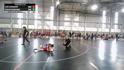 49 lbs 3rd Place Match - Luis Almaguer, Victory Wrestling-Central WA vs Oscar Pedeferri, Cherry Creek Wrestling Club