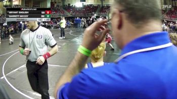 115 lbs Round 2 - Barrett McCoy, Bennington Wrestling Club vs Bryant English, Randolph