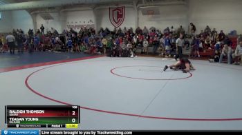 106 lbs Champ. Round 2 - Raleigh Thomson, Uintah vs Teagan Young, Palisade