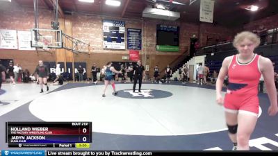 140 lbs Round 3 - Holland Wieber, The Factory Wrestling Club vs Jadyn Jackson, Kuna Klub