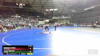2A 157 lbs Cons. Round 2 - Ammon Combs, Black Hills vs Miles Brown, Olympic
